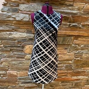 Gerani Neri Black/Cream plaid Dress (4)
